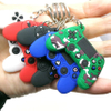 Groothandelspelmachine Keyring PVC Keychain Soft Silicone Rubber Gamepad Keychain