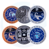 Custom Art & Collectible Gebruik Europa Regionale functie Minted Quality Grooked Bi-Metal Tokens Munten