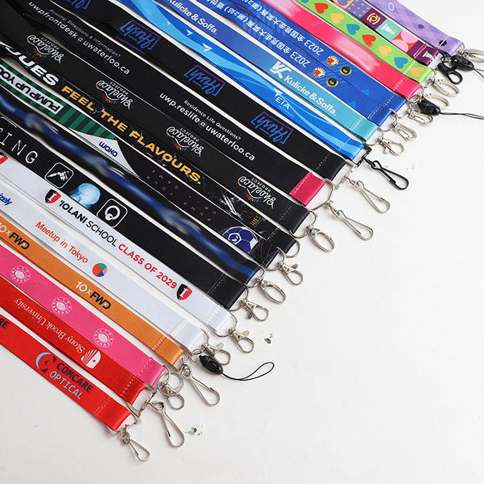 Lanyard Keychain Fabric Boeing Fashion Diving Orange College Football Telefoon Custom Polyester Lanyard