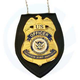 Goedkoop metaalontwerp 3d gouden op maat gemaakte metaal militaire politie reversbadge