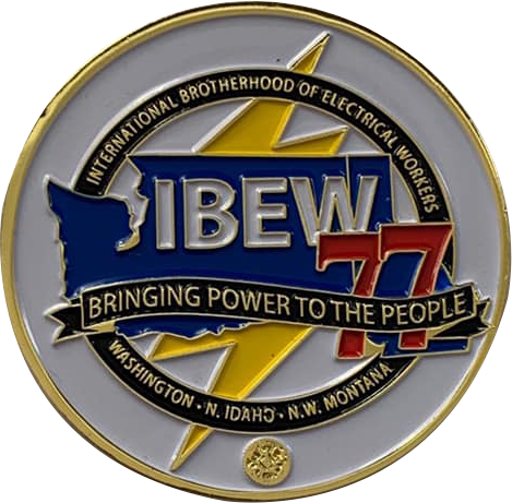 Aangepaste gepersonaliseerde militaire commando munten aangepaste IBEW Challenge -munten