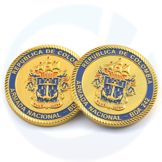 Colombiaanse gewapende Republic Navy Surface Fleet Military Challenge Coin