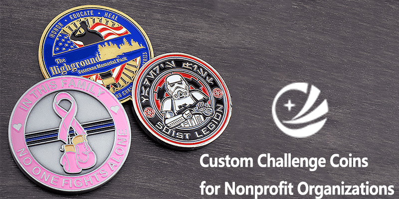 Custom Challenge -munten voor non -profitorganisaties
