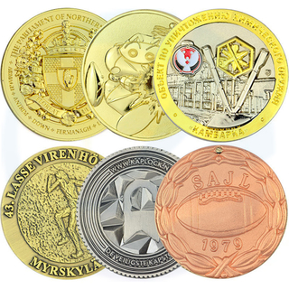 Uitdaging Coin Design Stemping Dies 3D Zink Alloy Maakt uw eigen dubbele zware Souvenir Gold Poled Coin Aangepaste oude munten