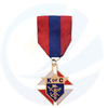 Aangepaste zinklegering Filippijnse Mason Out Knights of Columbus Badge Medal 