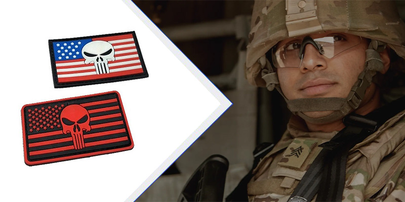 PVC -patches voor militaire camouflage: opgaan met trots