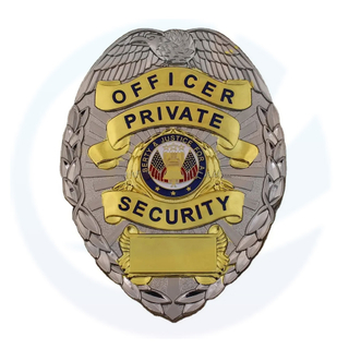 Aangepaste gedrukte 3D PVC ID Lanyard Promotional Gift Metal Soft Email Security Officer Badge Badge Rapel Pin
