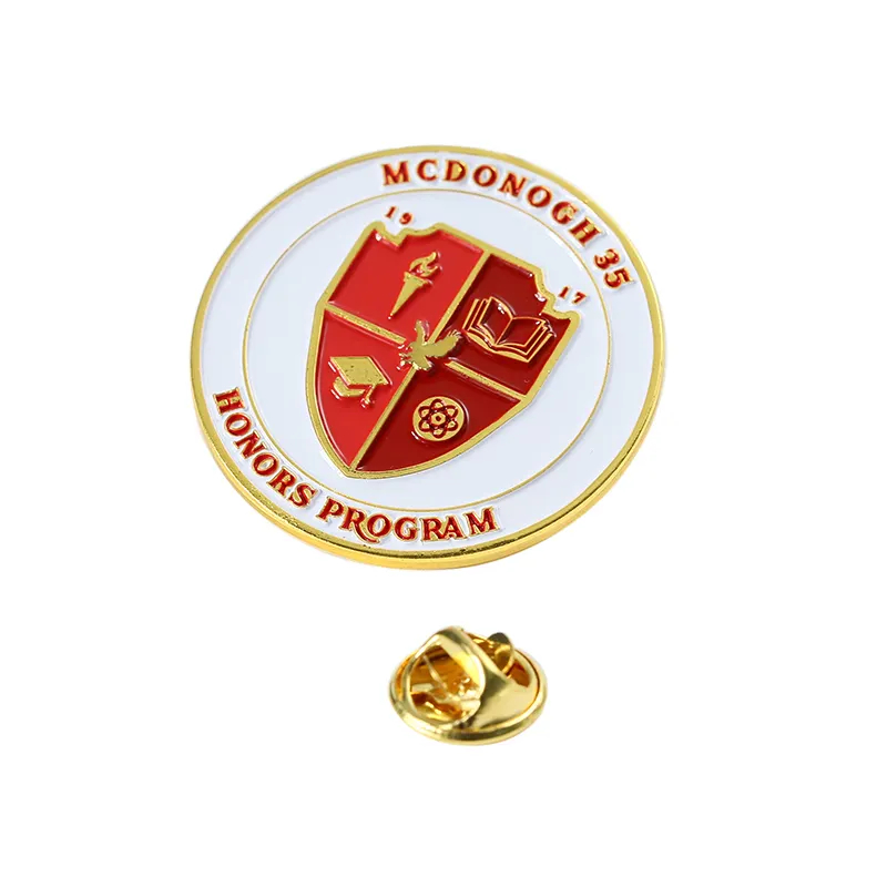 Custom Gold 3D Soft Email Rapel Pins McDonald's Honours Program, afstuderen, school, activiteiten souvenirs kledinghoed pinnen pinnen