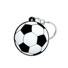 Aangepaste PVC Sport Rugby Baseball voetbal Key Chain Keyring 2D Silicone Soft Rubber Football Keychain