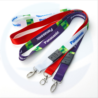 Promotionele aangepaste polyester OEM/ODM Sublimatie Printing Lanyard en ID Badge nekriem Lanyards