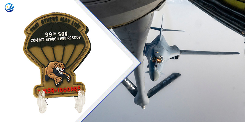 PVC -patches voor militaire parachutisten: het omarmen van de lucht