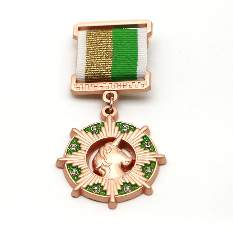 Fabrikant Custom Medalla Medallion Metal Medal Ribbon Bar Badges 3D Activity Medals en Awards Medal of Honor