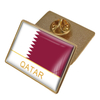 Fabrikanten Custom Metal Zink Alloy Soft Hard Email Bulk Qatar National Day Flag Rapel Pin Badge -opener manchetingen