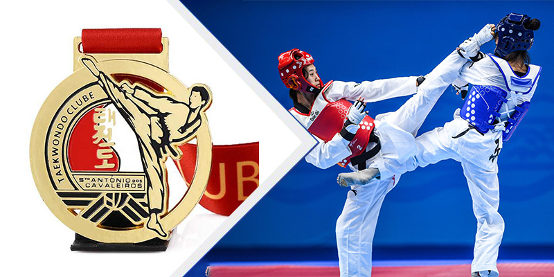 Aangepaste sportmedailles: ter ere van Taekwondo Champions