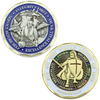 Bulk aangepast metaal zink legering 3d email Souvenir hele pantser van god Coin Knight Templar Challenge Coin