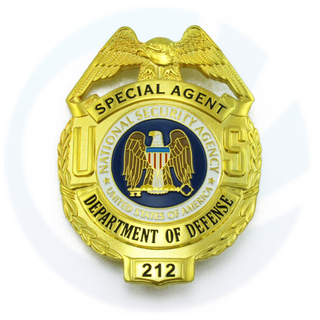 US DOD Department of Defense Special Agent Badge Replica Movie Props met No.212