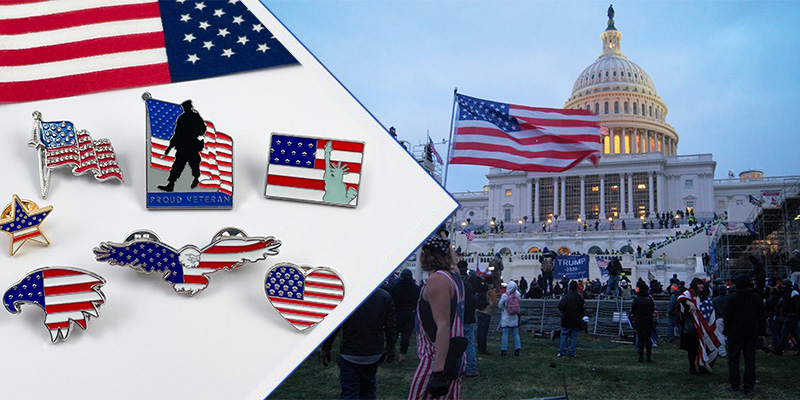 Ontketen je patriottisme: aangepaste VS -pinnen die de Amerikaanse geest vieren