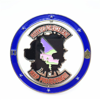 Promotioneel Custom Own Own Design Solid Silver Brass/Copper Crafts 2D 3D Roterende Spin Challenge Coins