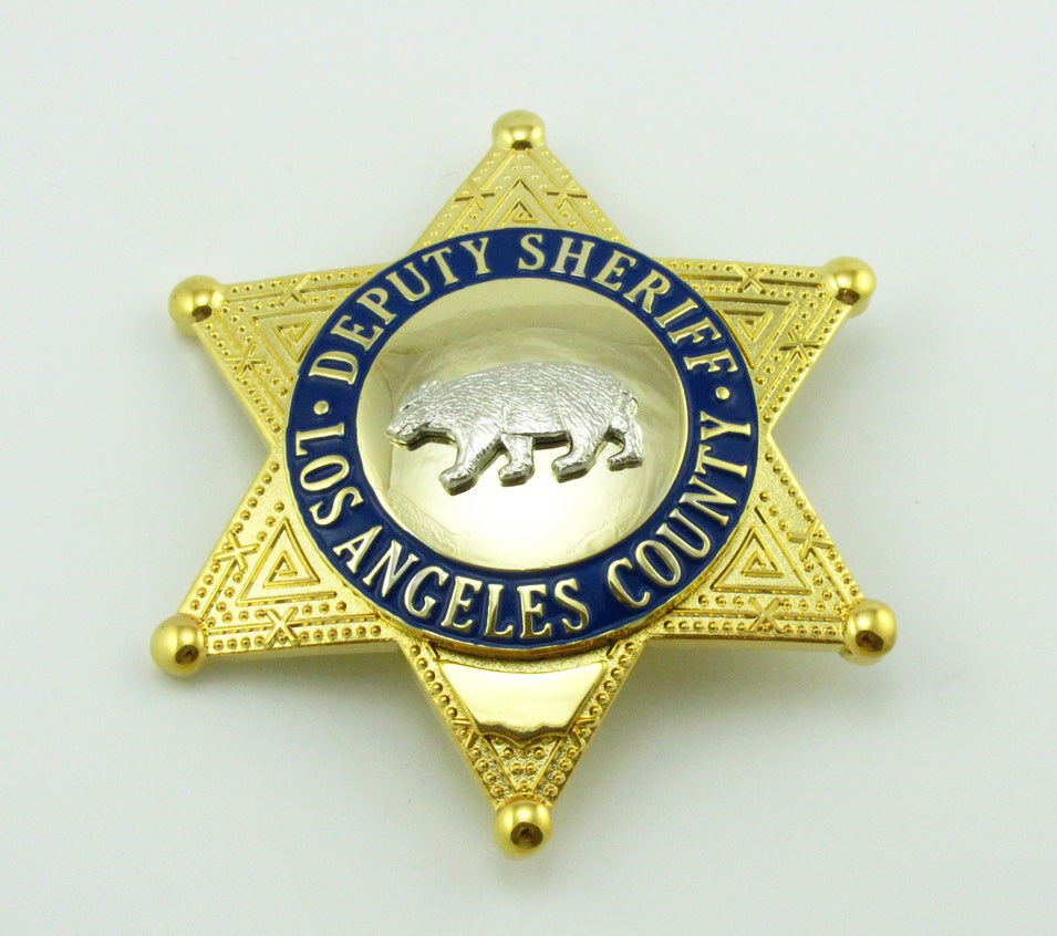 LASD LOS ANGELES COUNTY Plaatsvervangend Sheriff Bear Badge Replica Movie Props