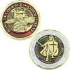 Bulk aangepast metaal zink legering 3d email Souvenir hele pantser van god Coin Knight Templar Challenge Coin