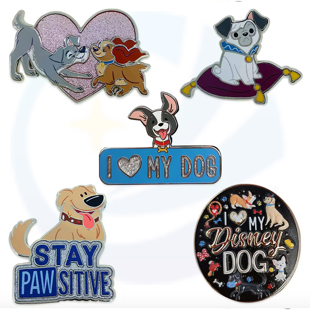 Souvenirproducten schattig huisdierenontwerp huisdier derhond katten pin badge aangepaste email pin voor hondengeschenken