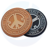Hoed PVC Patches Aangepast Logo Warmte Pers naaiij ijzer op reliëf rubberen badges Siliconen zachte 2D 3D rubber PVC -patch voor kleding