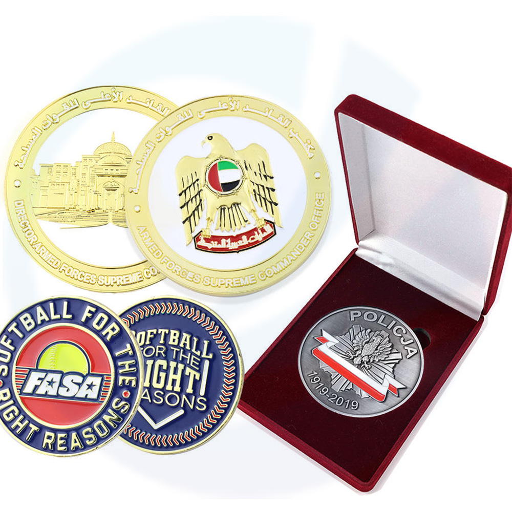 Fabrikant Custom 3D Challenge Coin Custom Gravable Metal Email Commemorative Souvenir Coin