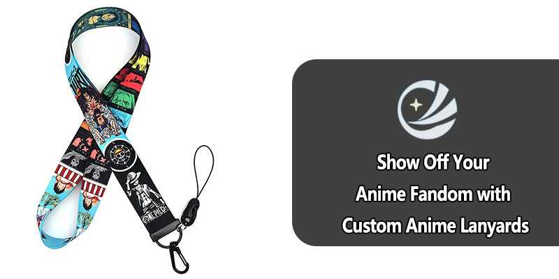 Pronk met uw anime -fandom met aangepaste anime -lanyards