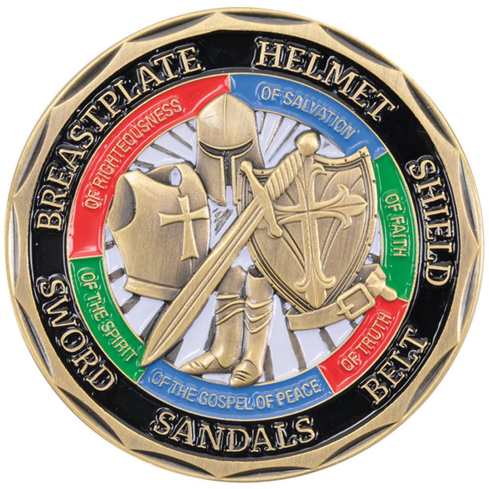 Bulk aangepast metaal zink legering 3d email Souvenir hele pantser van god Coin Knight Templar Challenge Coin