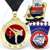 Fabrikant Custom 3d Gold Bronze Zink Alloy Metal Medalla Sport Medal Jiu Jitsu Judo Kung Fu Karate Taekwondo Medal