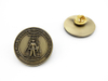 Bronzen retro pin badge/laple pin