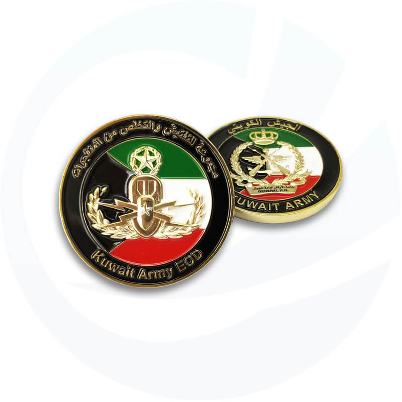 voetbal Iron Large Challenge Coin