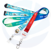 Gepersonaliseerd aangepaste afdruklogo lanyard sublimatie polyester nek id lanyards met logo custom