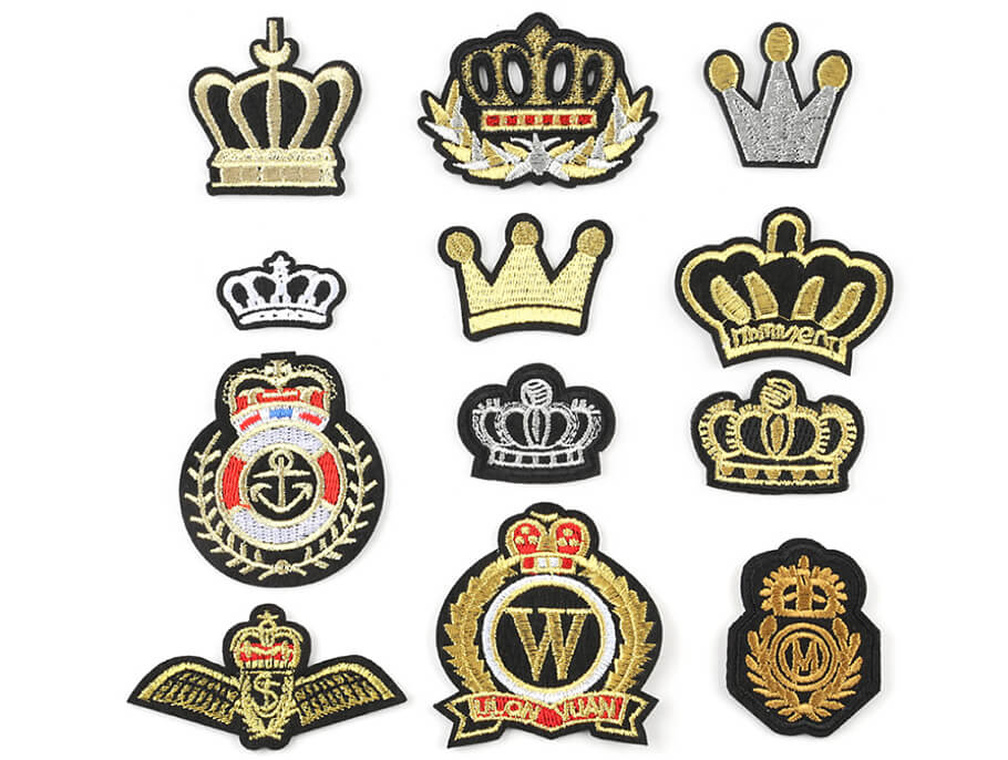 Aangepast geweven label borduurwerk patch