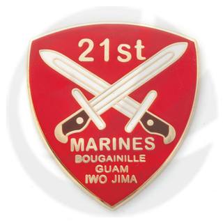 USMC 21e Marine Regiment Pin