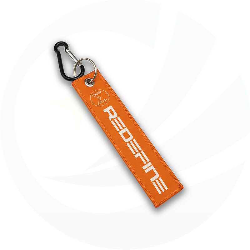 Nieuwe PVC lanyard geborduurde sleutelhanger