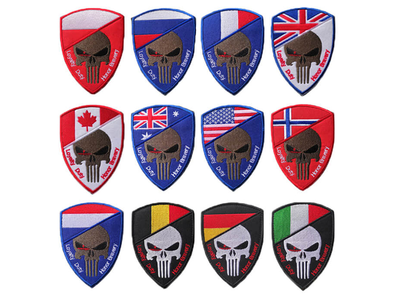 Custom US Flag Borduurwerk Militaire Leger Cop-patch