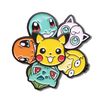 Aangepaste ontwerpen Leuke anime Pokemon Badge Animal Game Pokemon Pikachu Elaw Pin Go For Kids