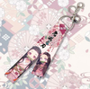 Fashion Hot Selling Anime Cartoon Polyester Telefoon Keyring Anime Demon Sublimatie Slayer Lanyard Anime Lanyard