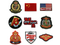 Custom US Flag Borduurwerk Militaire Leger Cop-patch