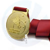 Hoge kwaliteit badminton volleybal marathon aangepaste metaalmedailles 3D Design Email Sports Awards Medal