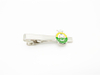 Groothandel op maat gemaakt lege zilveren manchetlink & tie pin balk clip pin voor mannen tie clip