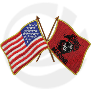 VS en USMC vlaggen patch