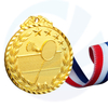 Hoge kwaliteit badminton volleybal marathon aangepaste metaalmedailles 3D Design Email Sports Awards Medal