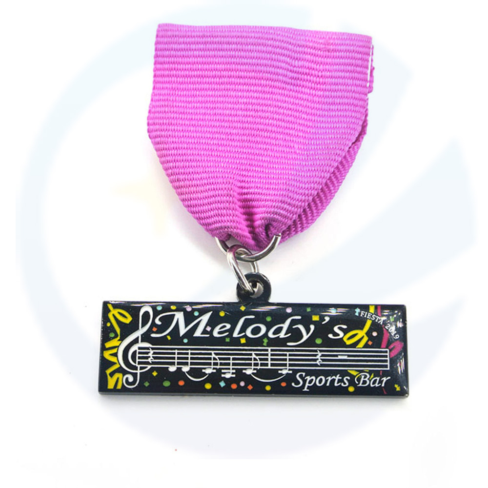 Texas gepersonaliseerd eigen ontwerp Fiesta Medallion Ketting Medallas Short Ribbon Carnival Metal Award Orden Medal of Honor Texas