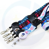 Lanyard fabrikant gratis monster promotie goedkoop op maat gemaakte polyester nek lanyard met logo