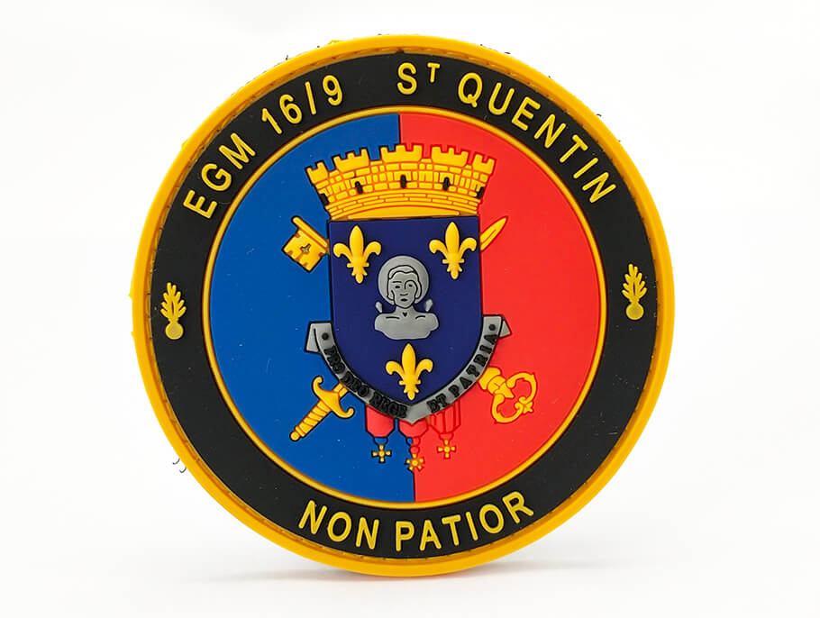 Militaire uniform PVC-badges