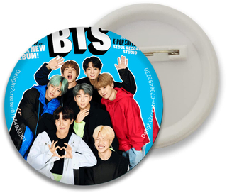 Aangepaste KPOP IDOL BTS BT21 -knopbadges