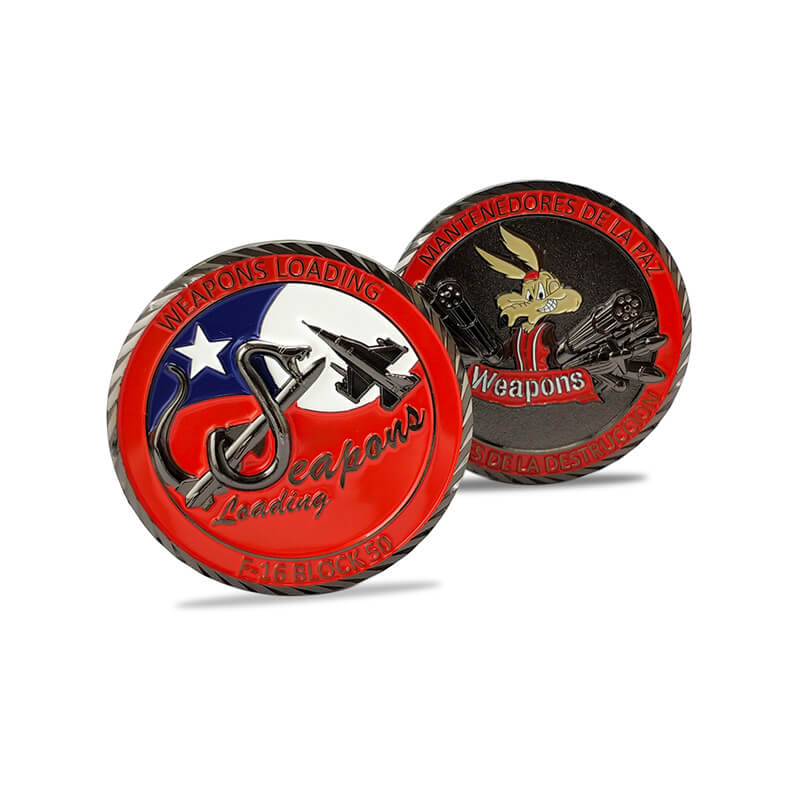 Chili Military 3D Challenge Coin