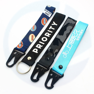 Polyester lanyards riem id houder sleutel duurzame premium kwaliteit goedkope lanyard sleutelhanging pols lanyards